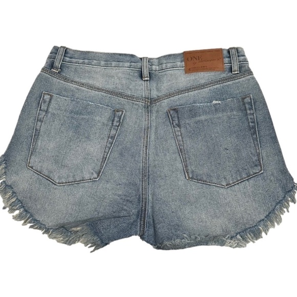 ONE TEASPOON Storm Buoy Outlaw Shorts 26 - Picture 4 of 9